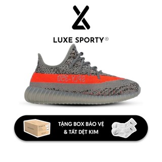 Giày thể thao Yeezy 350 Xám gạch S'Cấp, đế bost nén, full box + pk