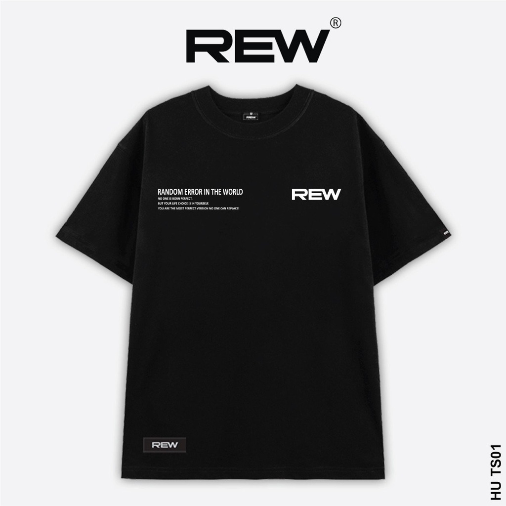 Áo thun REW basic form dáng rộng Unisex TS01