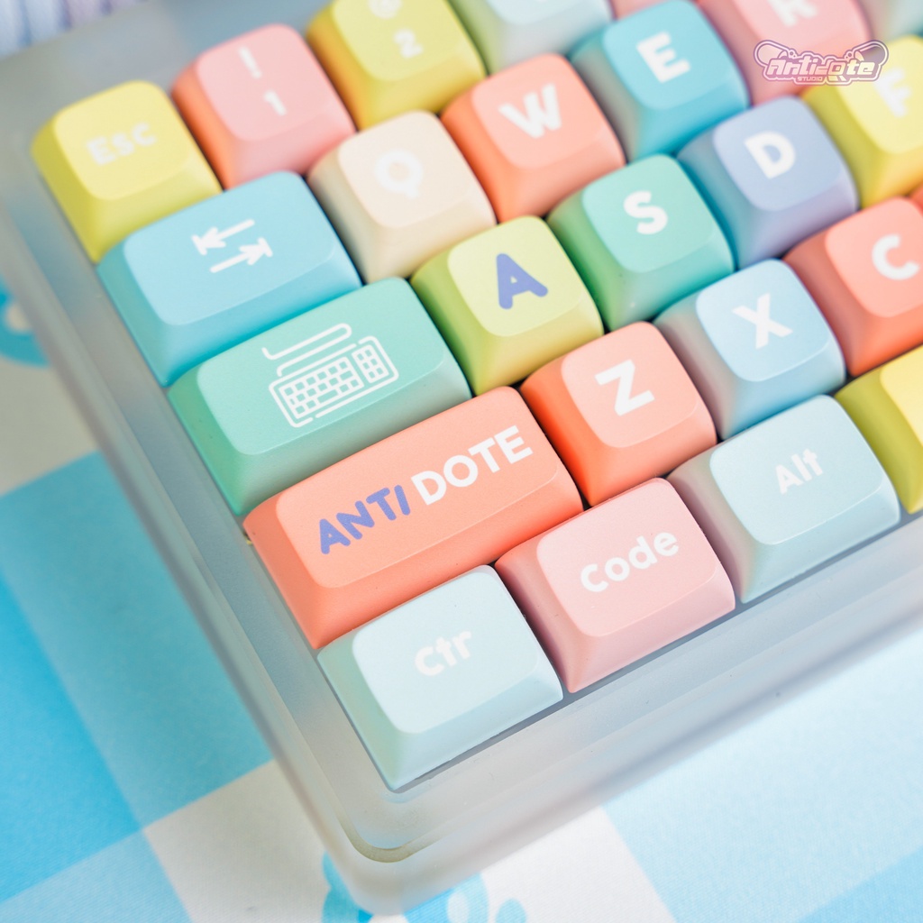 Nút bàn phím cơ Moonboo PBT keycap - XDA profile - Antidote Studio