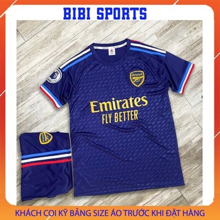 Áo bóng đá banh in tên bộ quần áo đá bóng nam CLB ARSENAL BIBI SPORT đồ thể thao nữ nam mẫu mới nhất 2021-2022
