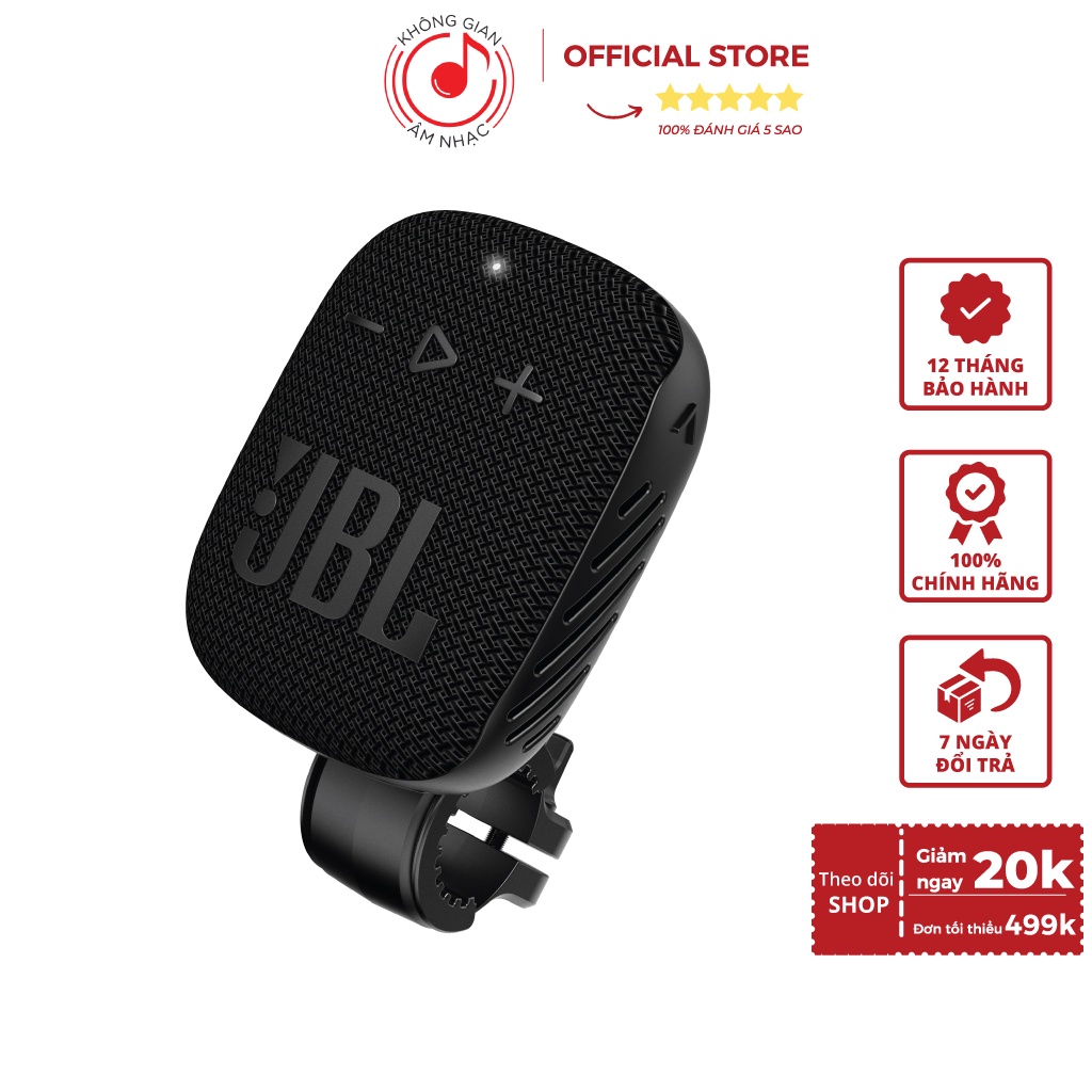 Loa Bluetooth Gắn Xe Đạp JBL Wind 3S - Chính Hãng PGI