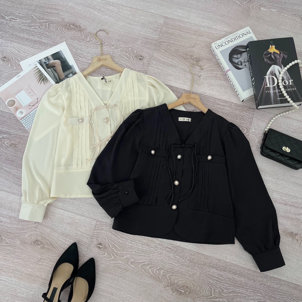 Áo Bigsize Nữ Tú Mỡ Áo Bigsize Thiết Kế Trẻ Trung Áo đính nút tàu Thích Hợp Đi Chơi Đi Tiệc Đủ Size 50-85kg AK0108