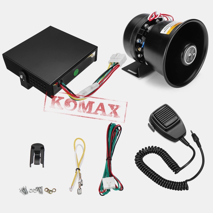 BỘ CÒI HÚ AMPLY 200W CHO XE CHỮA CHÁY, xe cấp cứu, xe công an CJB-C200TD hú còi chuyên dụng