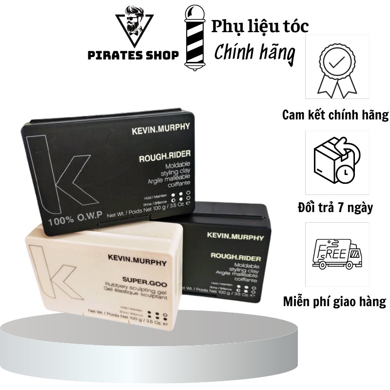 Sáp vuốt tóc nam cao cấp Kevin Murphy Rough Rider 100G Tặng Lược