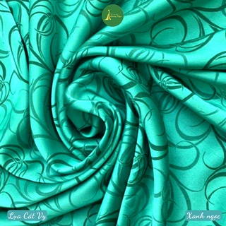 Vải áo dài, vải may đầm lụa gấm Cát VY sang trọng, siêu mềm, siêu mát, khổ 1m5x2m.