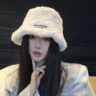 Mũ bucket lông thỏ thời trang thu đông hot hit Ulzzang - FuYu House