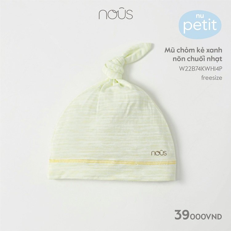 Bộ sơ sinh NOUS Newborn dài tay và mũ, bao tay chân cho bé trai - bé gái