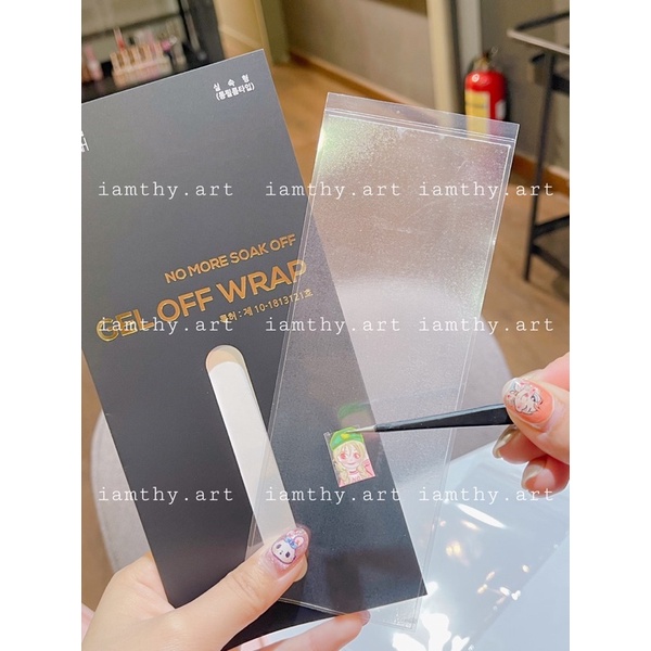 Decal làm sticker nail Hàn - Có keo 👻