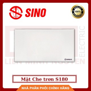 Sino-nanoco-mặt che ổ điện - nắp che hộp nhựa âm tường - mặt bít che ổ điện, mặt che trơn sino s18