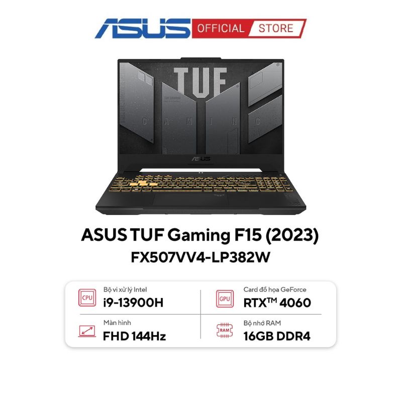 Laptop ASUS TUF Gaming F15 FX507VV4-LP382W (Intel® Core™ i9-13900H & RTX™ 4060 8GB)