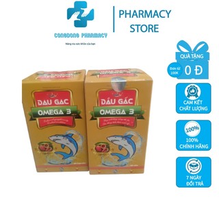 Dầu gấc omega 3 - sáng mắt đẹp da,bổ não, bảo vệ tim mạch tốt cho sức khỏe