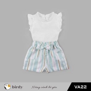 [BIRDY - SET22C] Đầm bộ bé gái thiết kế 2~10t tay ngắn chất liệu cotton mềm thấm hút, kiểu dáng thời trang- Hàng cao cấp