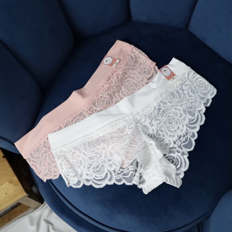 Quần lót nữ mông boyshort FLIRTitude phối ren mông gợi cảm viền êm không hằn