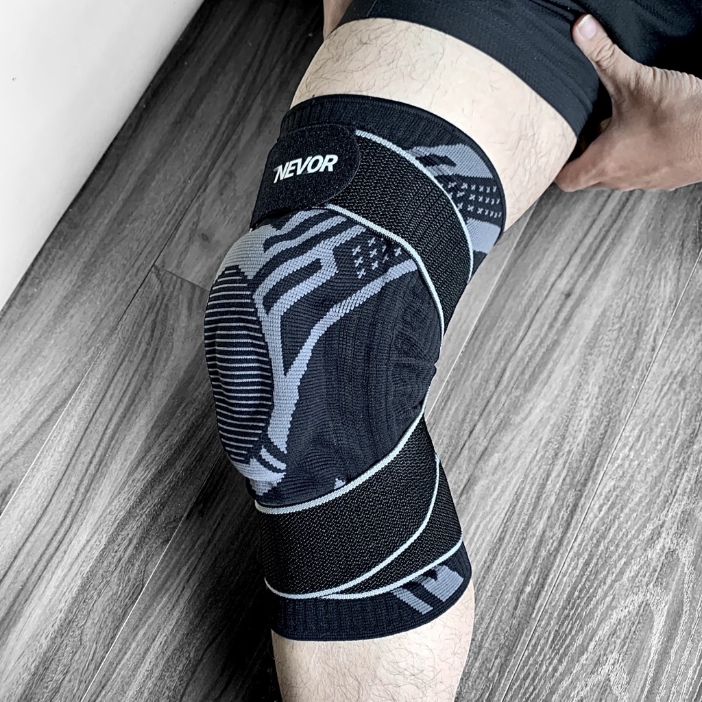 Bó Đầu Gối Thể Thao Nevor BDG13 Giúp Bảo Vệ, Phòng Ngừa Chấn Thương Dây Chằng Khi Đá Bóng, Chạy Bộ,...