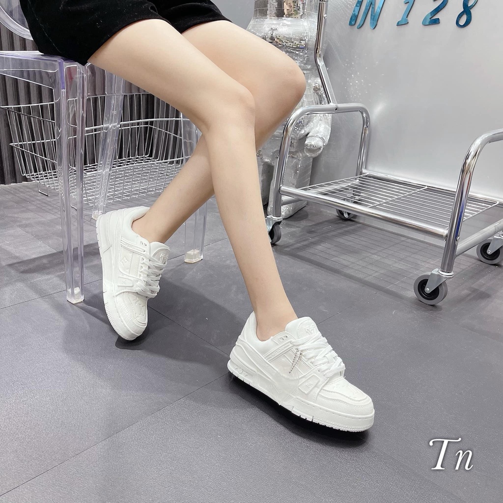 Giày sneaker LV Xanh than, Xanh Lá, Nâu, Giầy thể thao LV các màu mới nhất hot trend 2022 full Hộp box