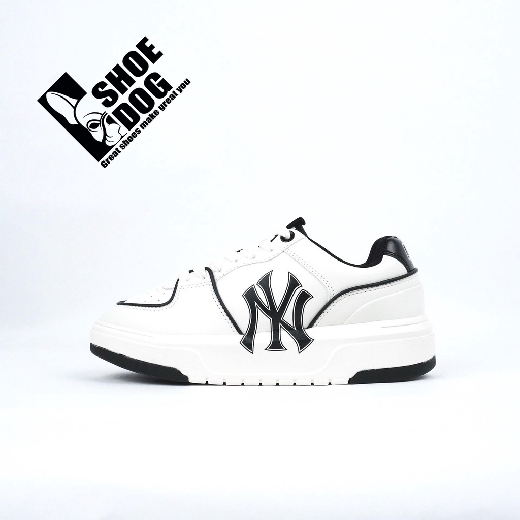 Giày MLB Chunky Liner New York Yankees Đen Trắng