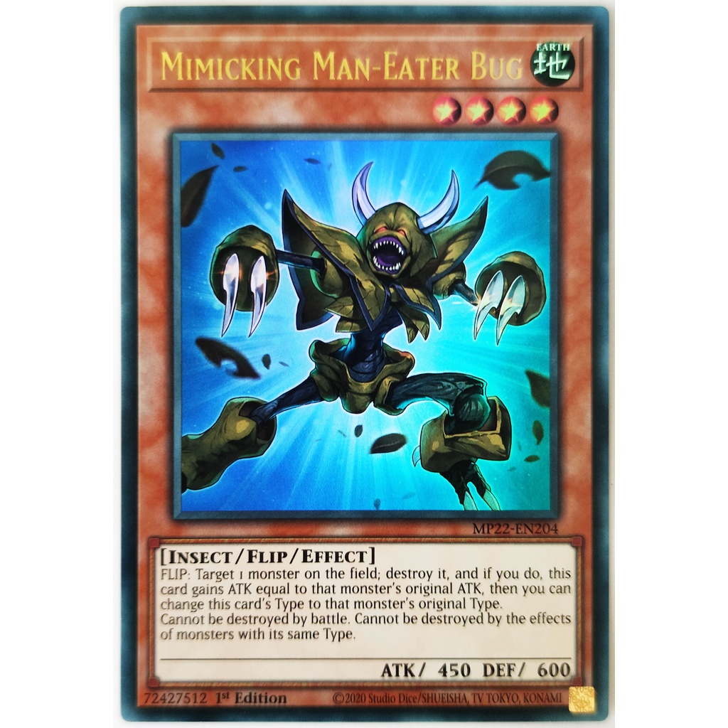 [Thẻ Yugioh] Mimicking Man-Eater Bug |EN| Ultra Rare