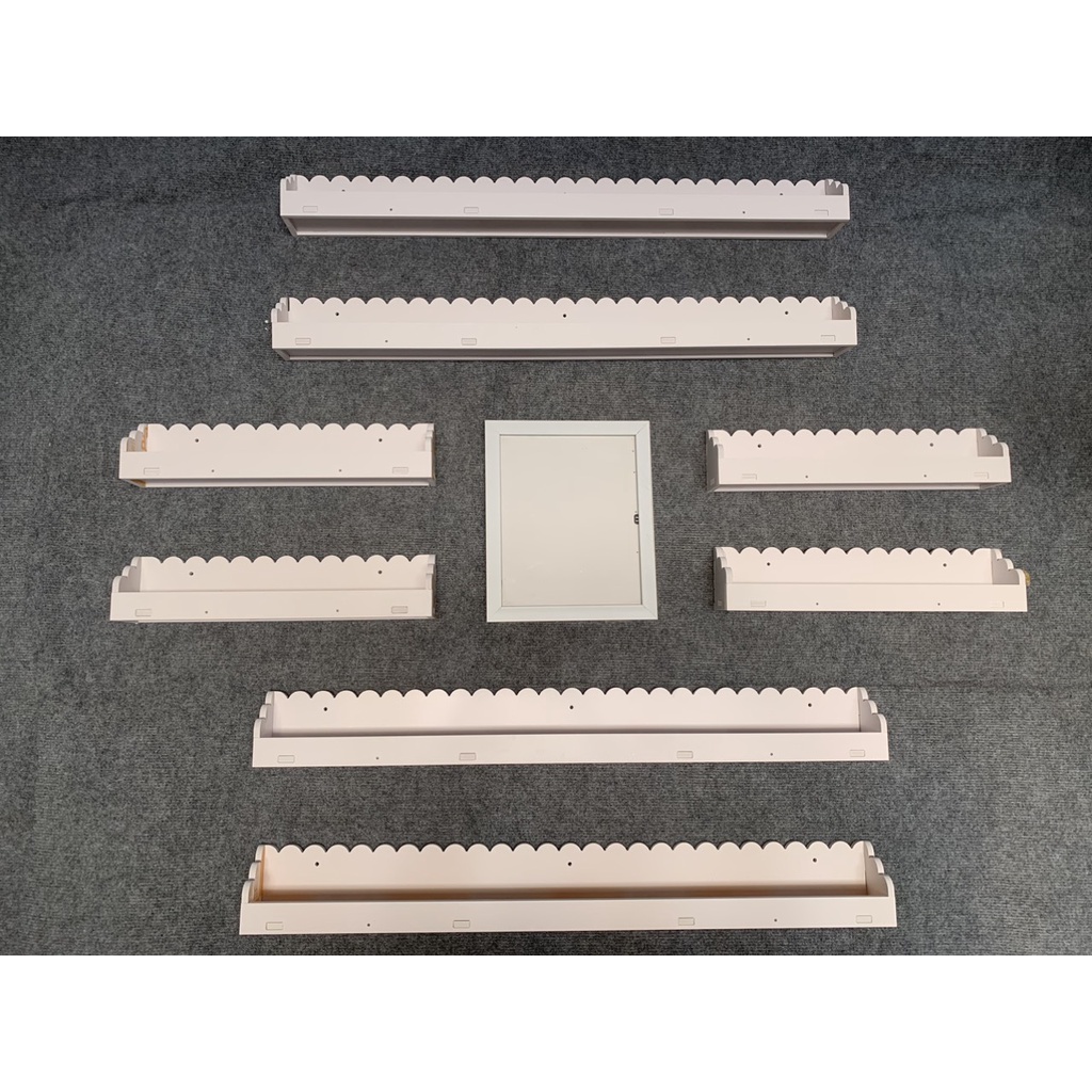 Bộ 8 Kệ Nail Treo Tường Chuyên Nghiệp Chuẩn Salon - Kệ Để Sơn Móng Tay