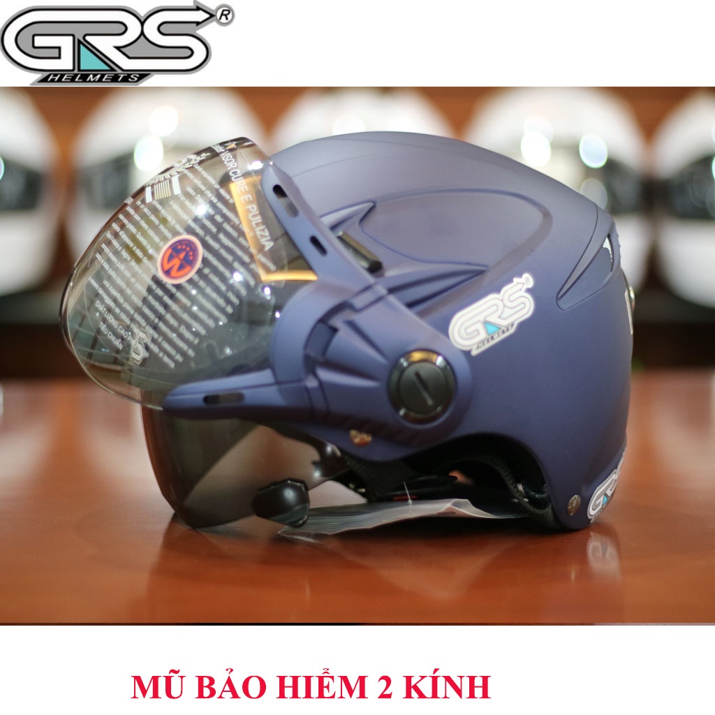Mũ bảo hiểm GRS 966 2 kính cao cấp