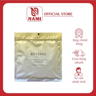 [Hàng Chuẩn] Mặt nạ Retinol và NIACINAME túi 30 miếng Nhật Bản