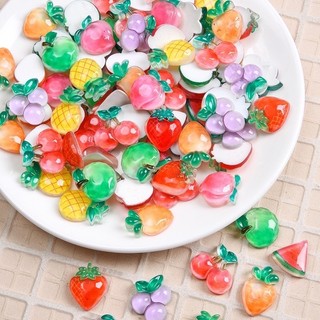 Charm Trái cây trong suốt (nhựa)