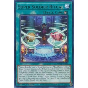 Thẻ bài yugioh super soldier ritual - maze-en060 - rare 1st edition