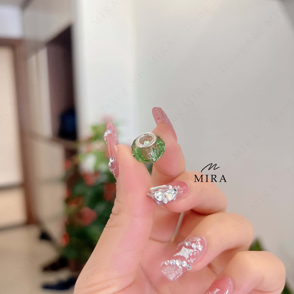 Charm, Hạt Pan MIRA & Co. - DA03 Đá Phay Mix Được Tất Cả Dòng Lắc MIRA