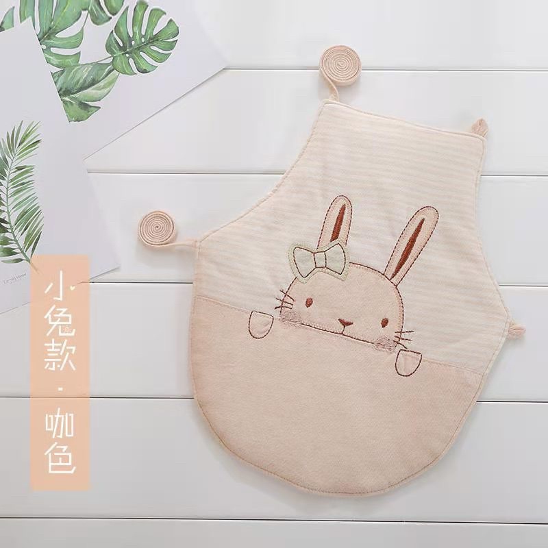 Yếm nửa thân cho bé 0-1 tuổi 100% cotton hữu cơ tự nhiên không chất tẩy nhuộm an toàn cho trẻ