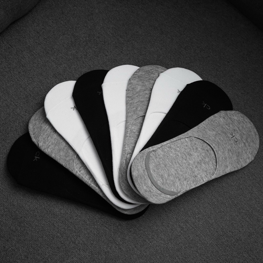 Set 3 đôi vớ/tất lười chất cotton dày dặn, thông thoáng, thấm hút tốt, không hôi chân