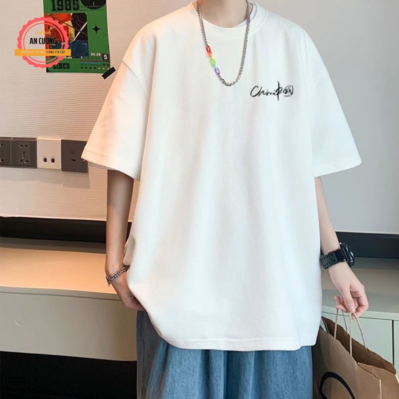 Áo thun nam, áo phông nam tay ngắn cổ tròn chất cotton dày dặn thoáng mát ATN021 - An Cường Fashion