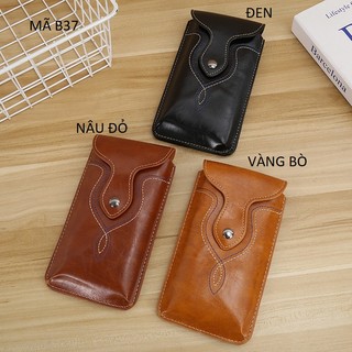 Bao da điện thoại đeo thắt lưng Mã B37