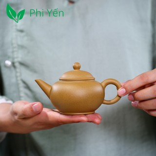 Ấm trà tử sa đoàn nê thủy bình 160ml