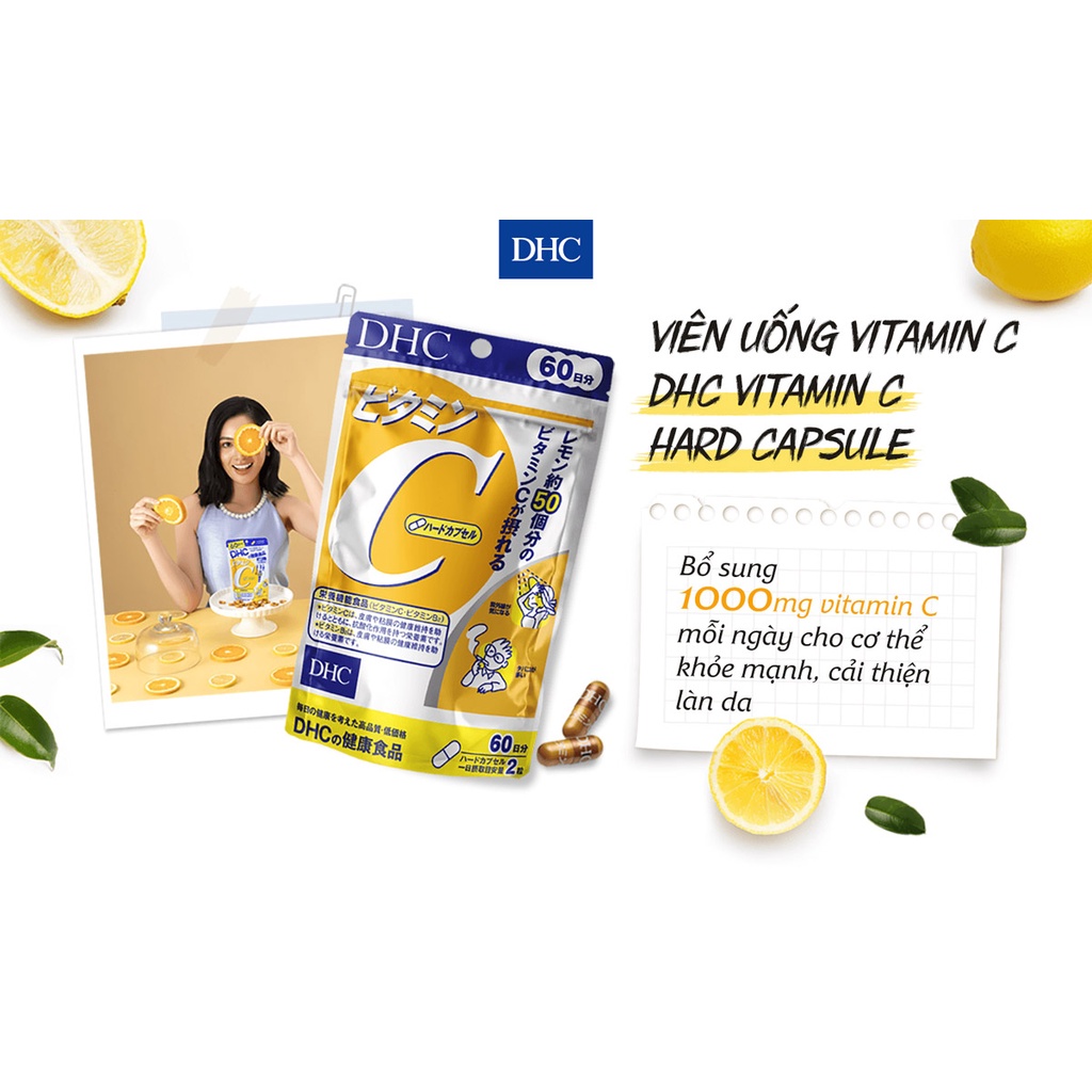 Viên Uống Bổ Sung Vitamin C DHC Vitamin C
