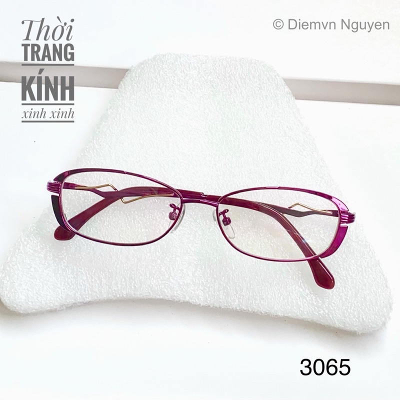GỌNG CẬN KIM LOẠI HOẠ TIẾT ĐẸP CHO NỮ_GỌNG KÍNH CẬN CÁC MÃ 3065, 6665 CHẤT KĨM LOẠI ĐẸP, SẮC NÉT