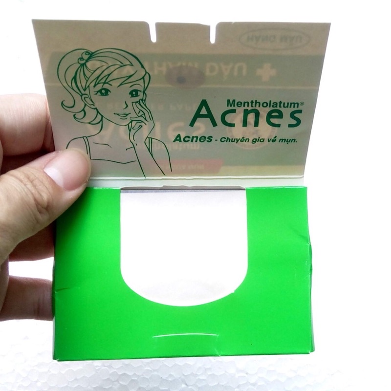 Gói 50 tờ giấy thấm dầu acnes