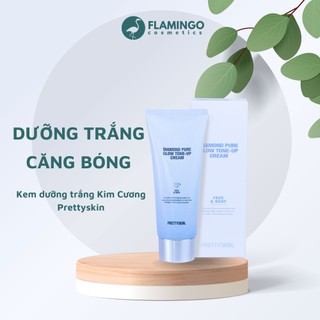 Kem dưỡng trắng nâng tone face & body pretty skin kim cương 100ml
