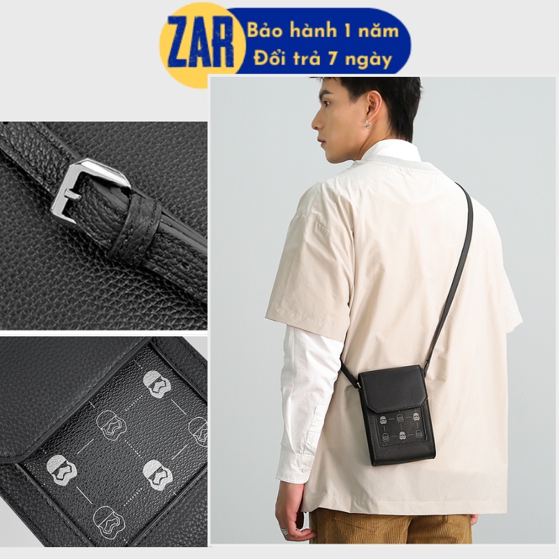 Túi Xách Đeo Chéo Mini Gudi Thời Trang Unisex Nam Nữ Zar Studio