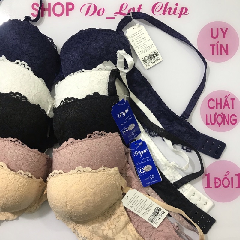 [SHOP UY TÍN] ÁO LÓT BOYA 029w. ÁO NGỰC MÚT DÀY REN SIÊU ĐẨY. Mút Dày 5cm tạo khe rất quyến rũ. Chuẩn Hàng Xuất Khẩu.