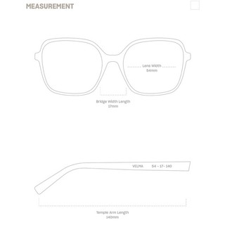 Kính mát Sunnies Studios VELMA Form Vuông