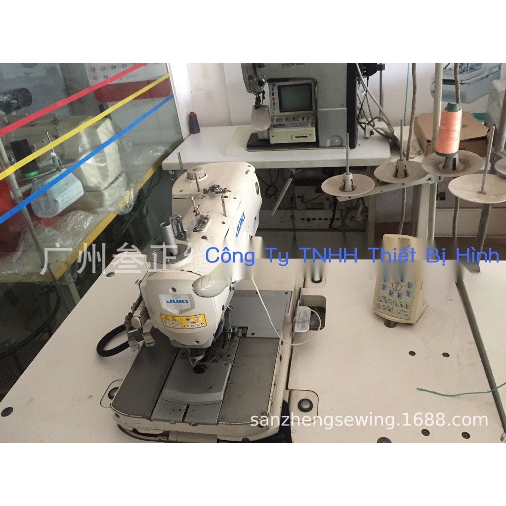 Cung cấp thương hiệu máy hạng nặng JUKI đã qua sử dụng của Nhật Bản 3200 mắt phượng mại đầu tròn lỗ khóa vật tư ngành qu