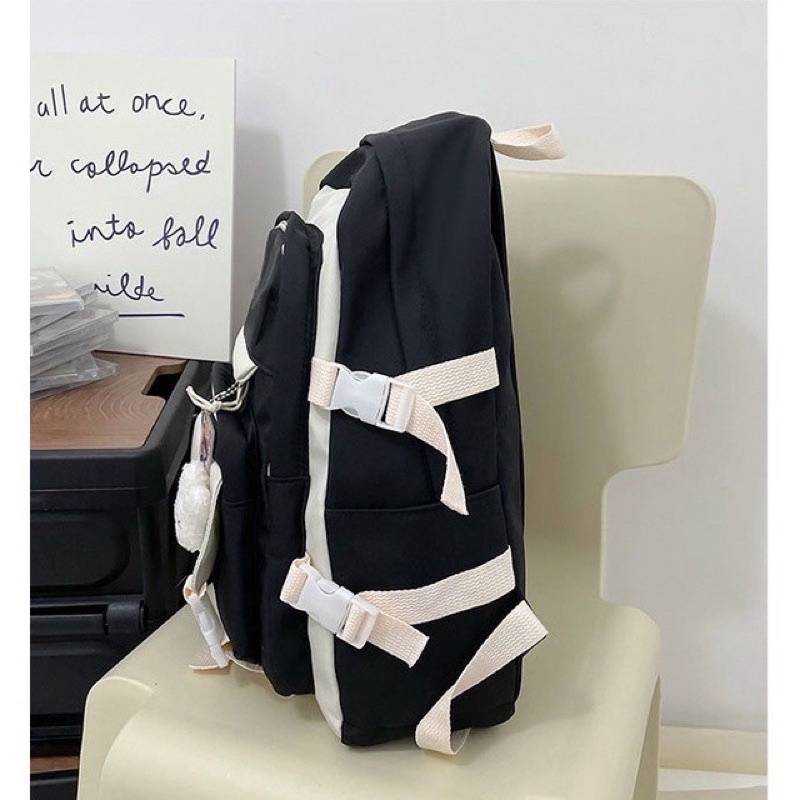 Balo Nữ Thời Trang Quảng Châu Haolida Phối Màu Pastel Chất Vải Chống Thấm