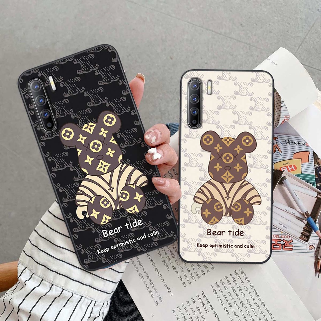 Ốp lưng Oppo Reno3 / Reno3 Pro / Reno 3 hình gấu bearbrick, smile thời trang, ốp lưng rẻ bền đẹp