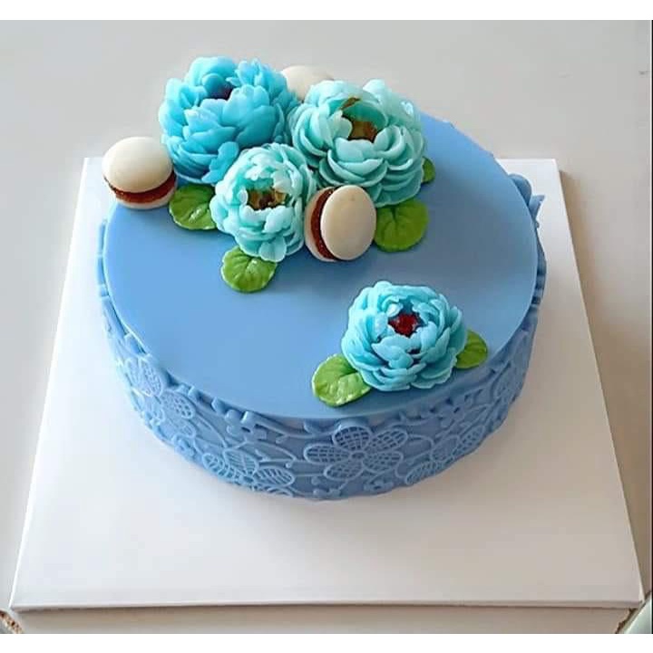 Khuôn Silicon Rau Câu Hoa Mẫu Đơn Nở Nhiều lớp