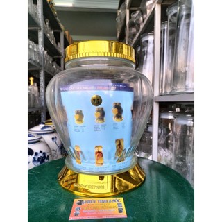 Bình thủy tinh ngâm rượu 7,7 lít phú hòa sx tại vn