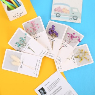 Thiệp hoa khô, thiệp chúc mừng handmade siêu xinh