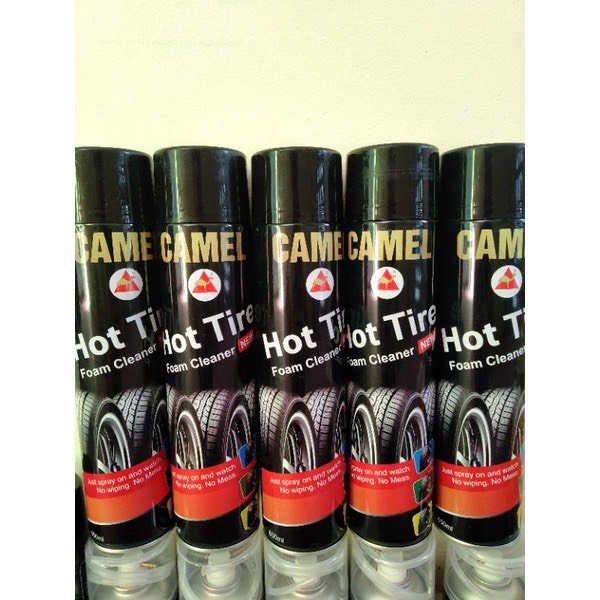 Chai dưỡng bóng lốp xe ô tô Hot Tire camel 650ml