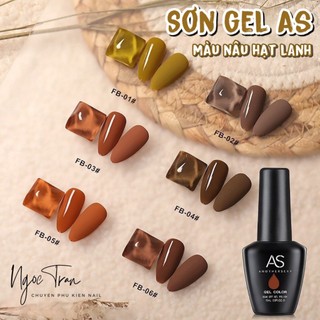Sơn Gel AS | Mã FB | Tone Nâu Hạt Lanh