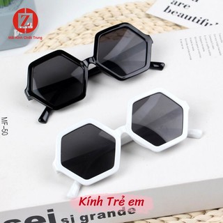 kính mát thời trang cho bé 2-9 tuổi hình lục giác, đi nắng chống bui, chống tia UV400- mã H1583