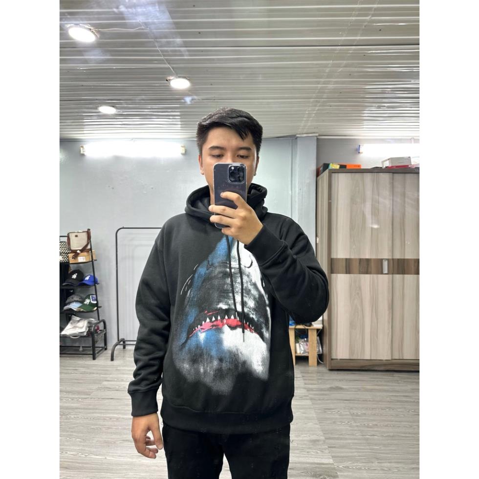 Hoodie Given*chy shark Cá Mập Vải Nỉ bông Cotton 100% Cao Cấp The.Wear