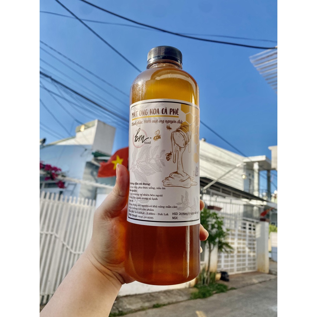 Mật Ong Hoa Cà Phê Đắk Lắk Nguyên Chất 100% - Mật Ong Ngon Loại 1